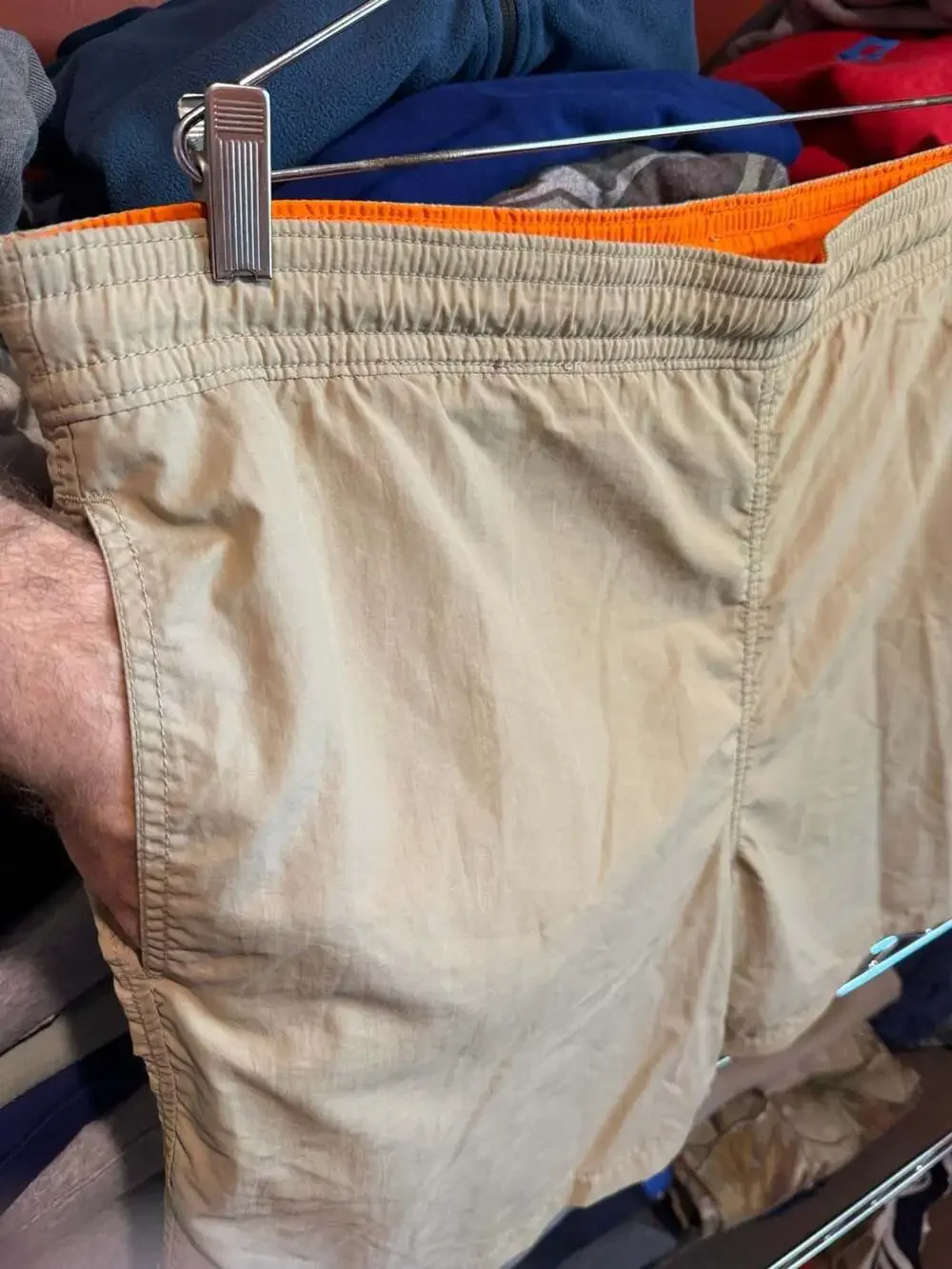 Vintage Polo Ralph Lauren Shorts Size XL Beige Swim Trunks